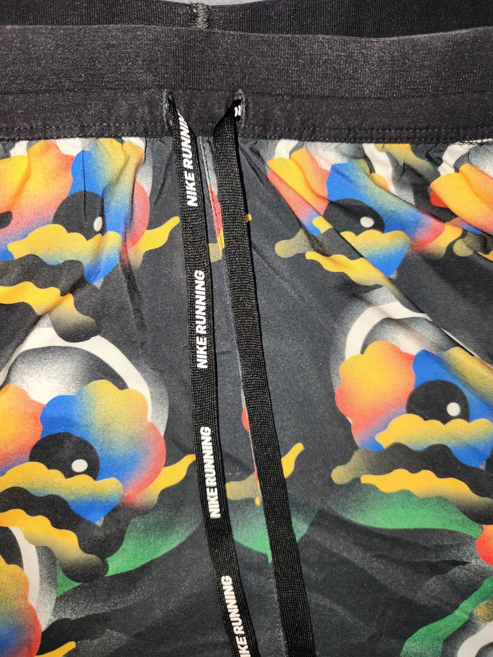 Men's Black Floral Print Swim Shorts #347